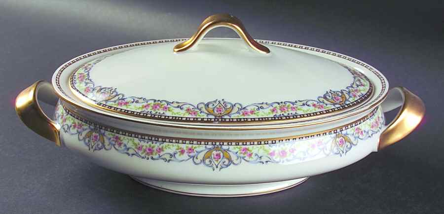 Rumania Oval Covered Vegetable by Haviland-1