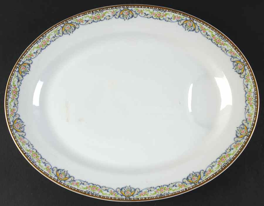 Rumania 13" Oval Serving Platter by Haviland-1