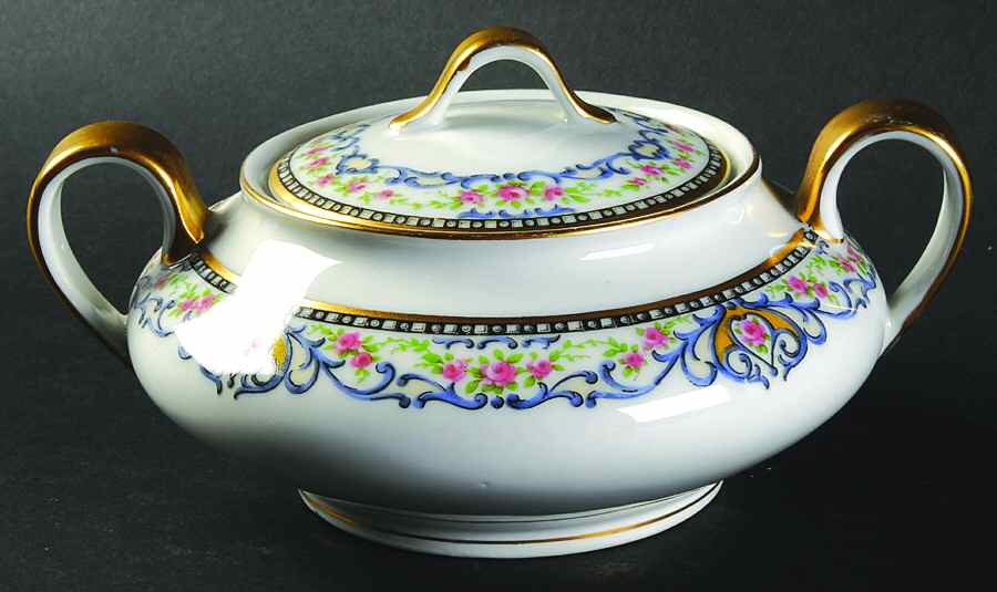 Rumania Sugar Bowl & Lid by Haviland-1
