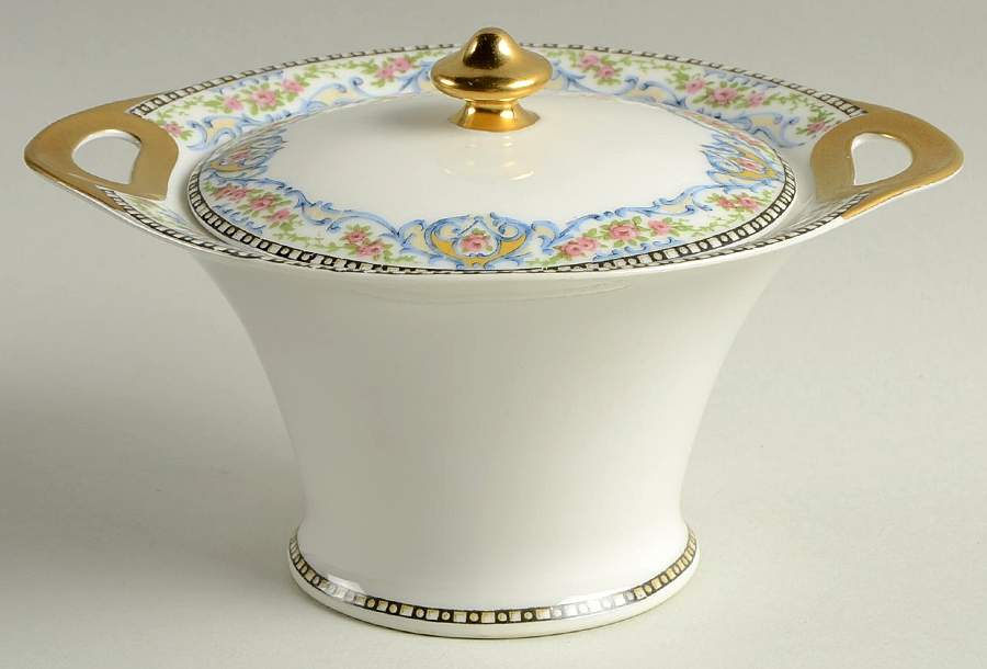 Rumania Sugar Bowl & Lid by Haviland-1