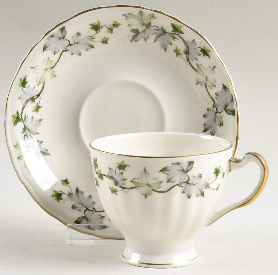 Saratoga (New York) Footed Demitasse Cup & Saucer Set by Haviland-1