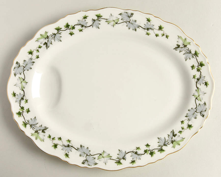 Saratoga (New York) 11" Oval Serving Platter by Haviland-1
