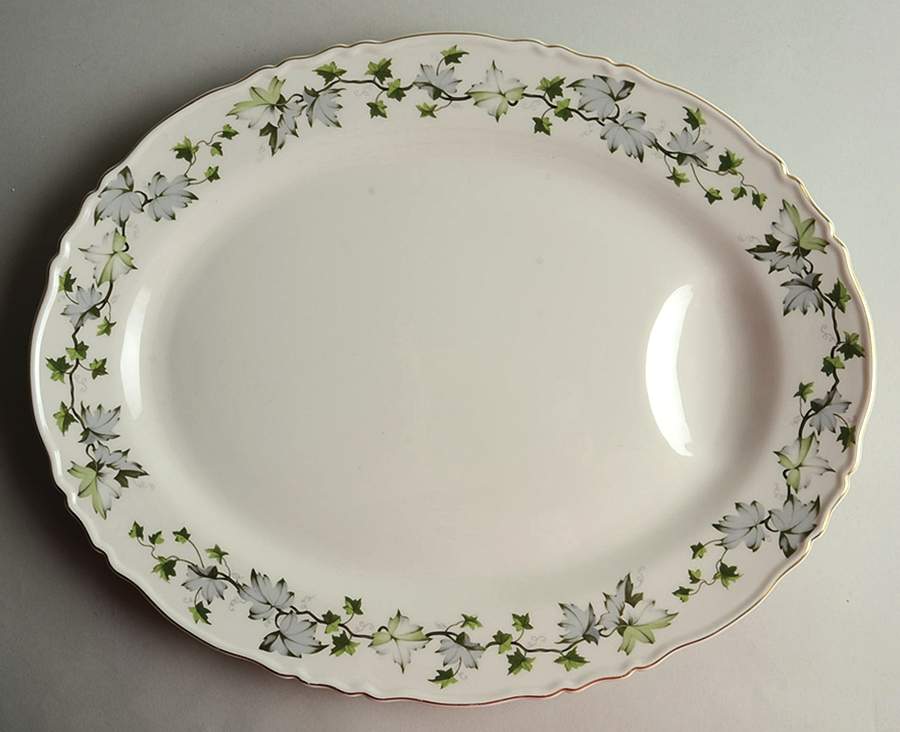 Saratoga (New York) 16" Oval Serving Platter by Haviland-1