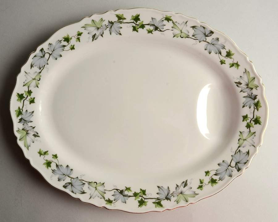 Saratoga (New York) 14" Oval Serving Platter by Haviland-1