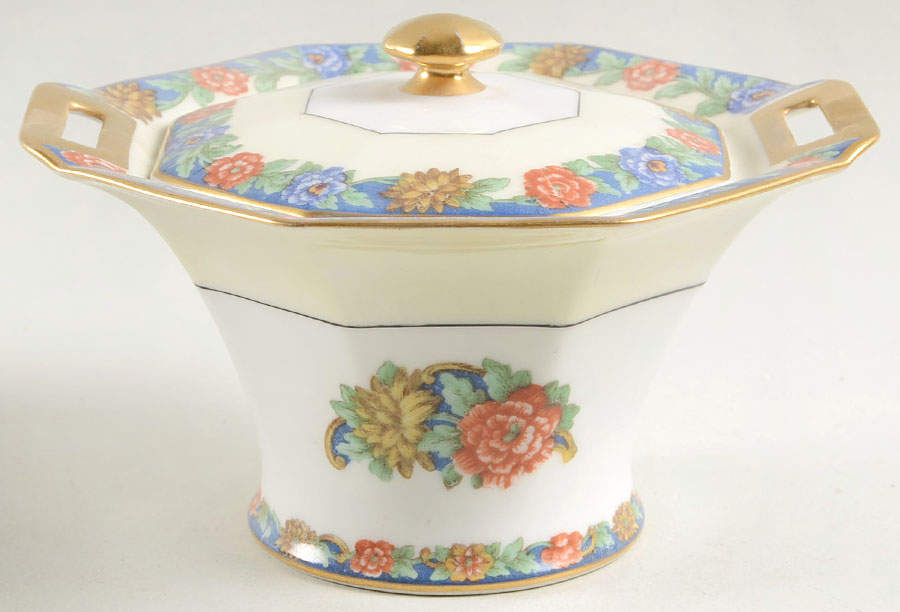 Satara Sugar Bowl & Lid by Haviland-1