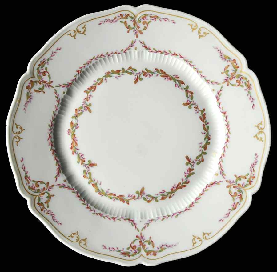 Savoie (Fr, Pink & Green Design) Bread & Butter Plate by Haviland-1