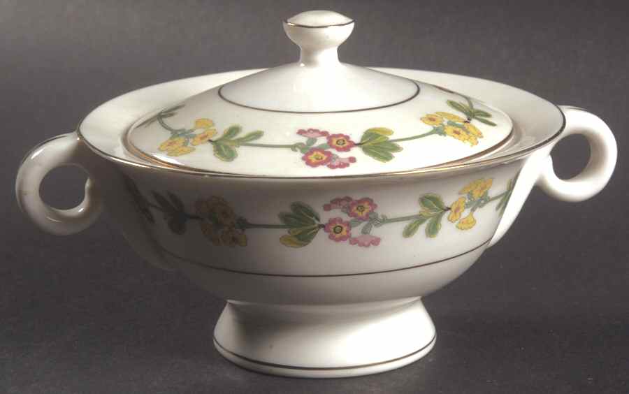 Saybrook Sugar Bowl & Lid by Haviland-1