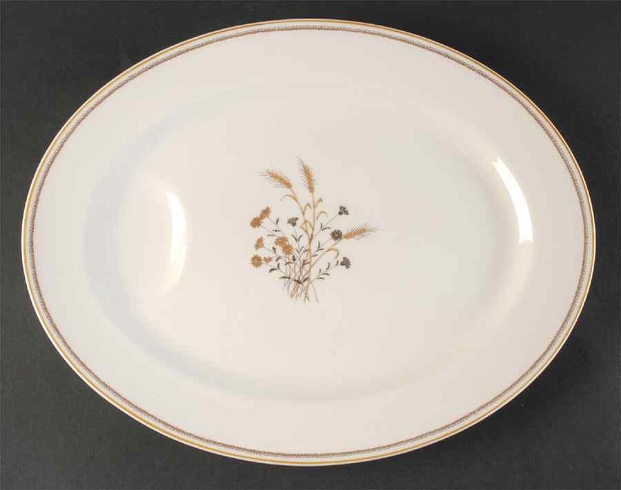 Scandia 14" Oval Serving Platter by Haviland-1