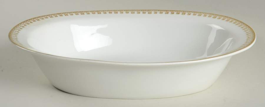 Schleiger 1001 10" Oval Vegetable Bowl by Haviland-1
