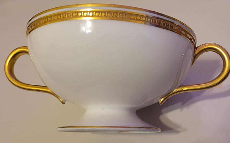 Schleiger 100a Footed Cream Soup Bowl by Haviland-1