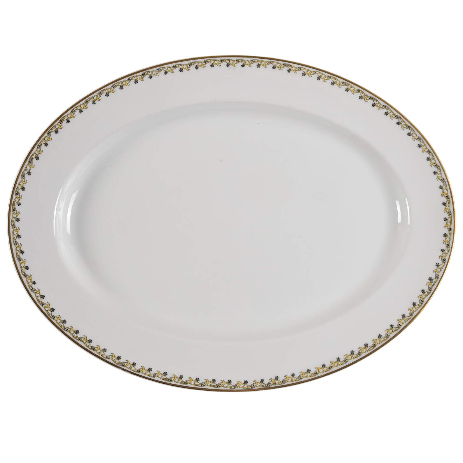 Schleiger 101 16" Oval Serving Platter by Haviland-1