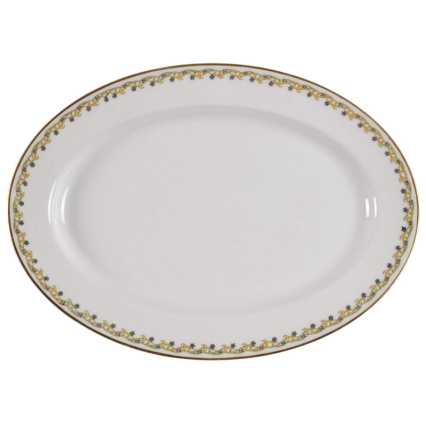Schleiger 101 11" Oval Serving Platter by Haviland-1