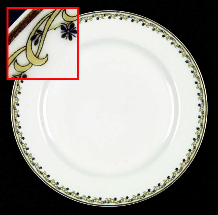Schleiger 101 Dinner Plate by Haviland-1