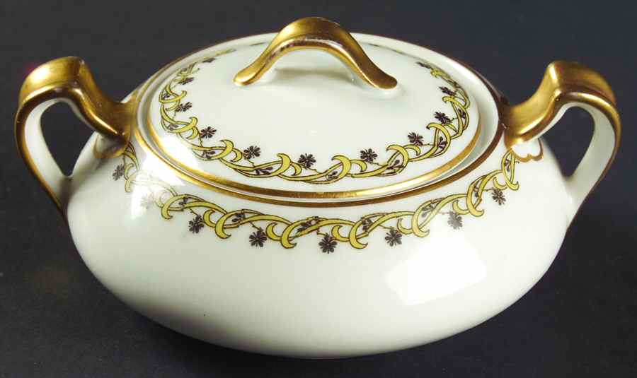 Schleiger 101 Sugar Bowl & Lid by Haviland-1
