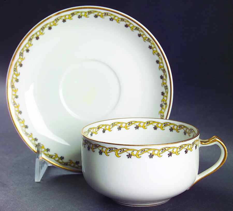 Schleiger 101 Oversized Cup & Saucer Set by Haviland-1