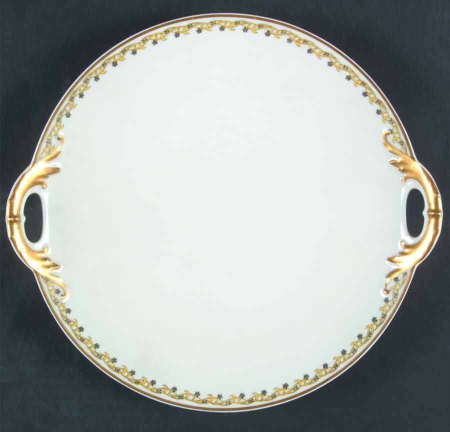 Schleiger 101 Handled Cake Plate by Haviland-1