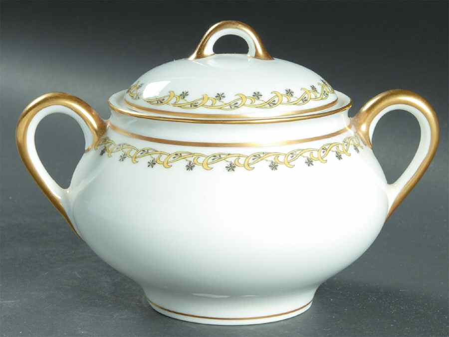 Schleiger 101 Sugar Bowl & Lid by Haviland-1