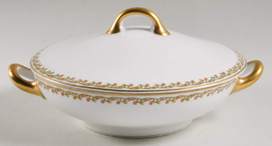 Schleiger 101A Round Covered Vegetable by Haviland-1