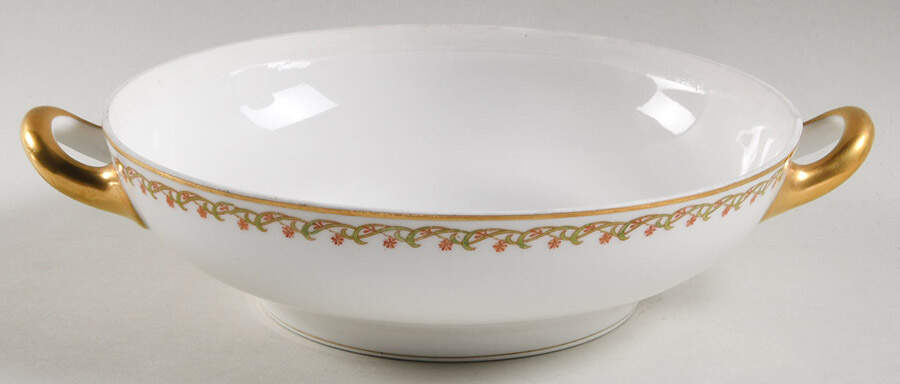 Schleiger 101A Round Vegetable No Lid by Haviland-1