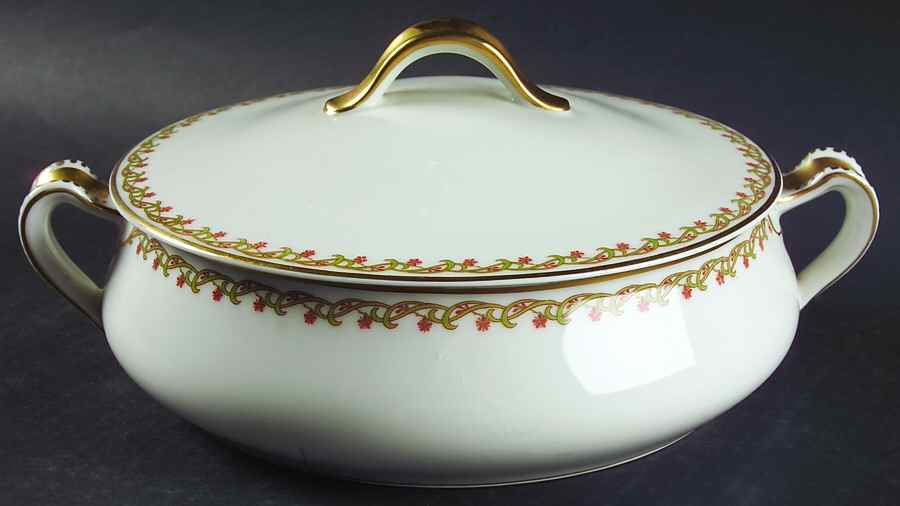 Schleiger 101A Round Covered Vegetable by Haviland-1