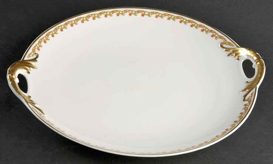 Schleiger 101A Handled Cake Plate by Haviland-1