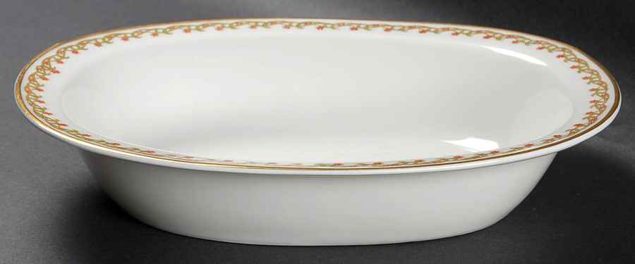 Schleiger 101A 9" Oval Vegetable Bowl by Haviland-1