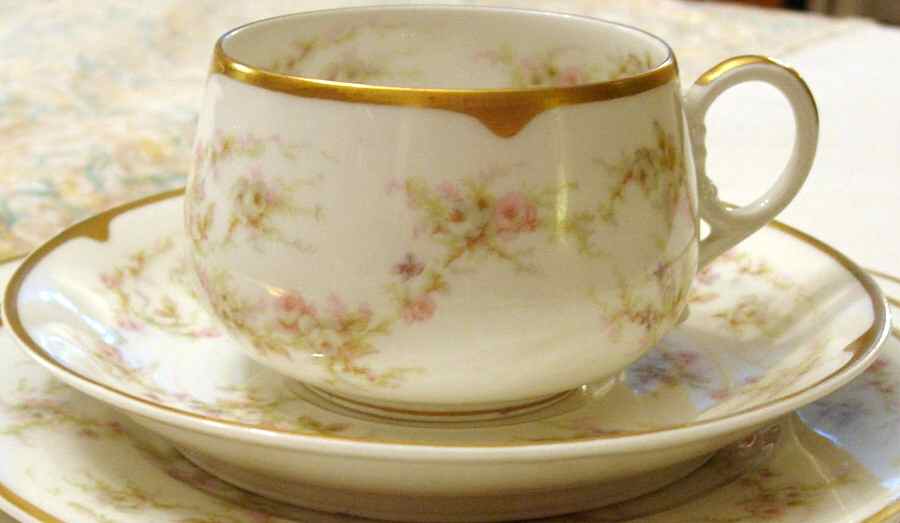 Schleiger 1020a Flat Cup & Saucer Set by Haviland-1
