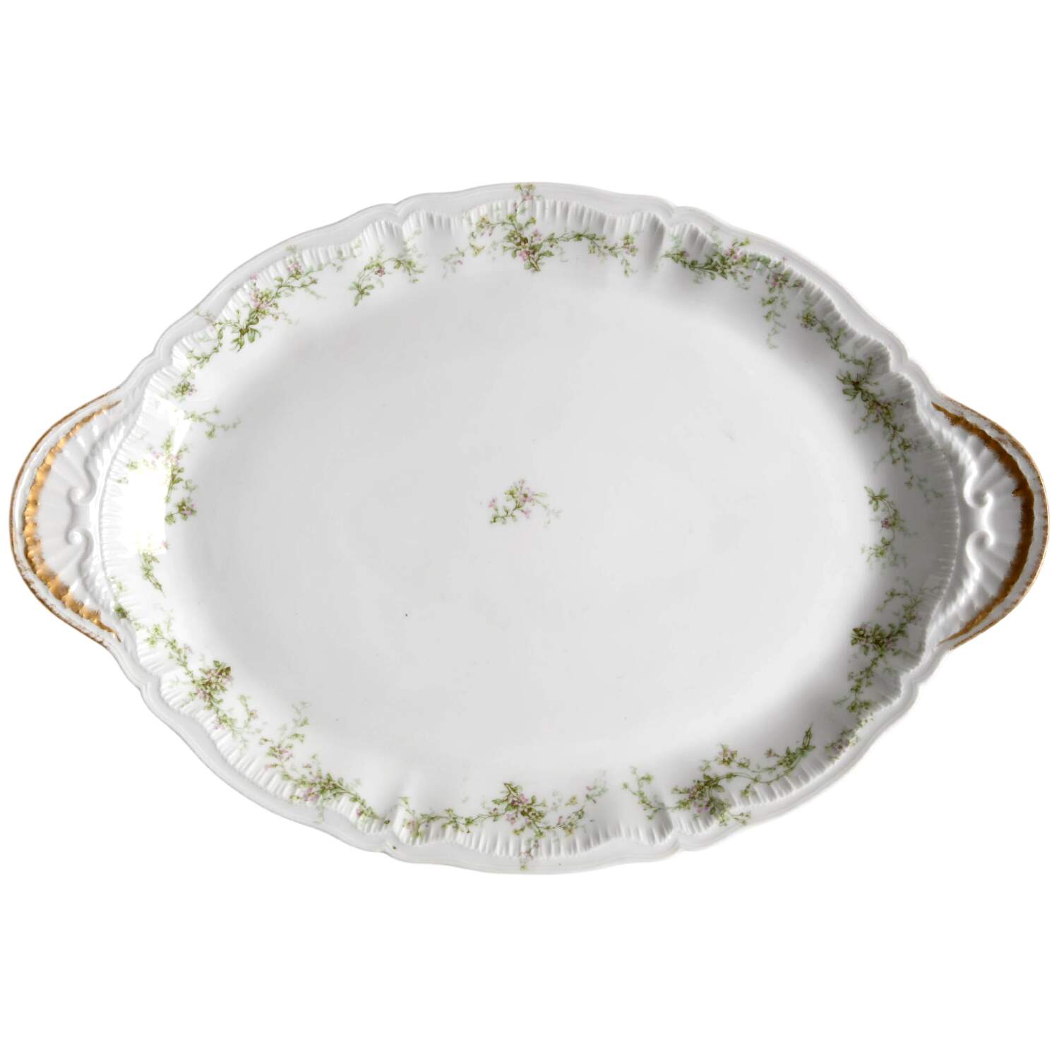 Schleiger 1024B 18" Oval Serving Platter by Haviland-1