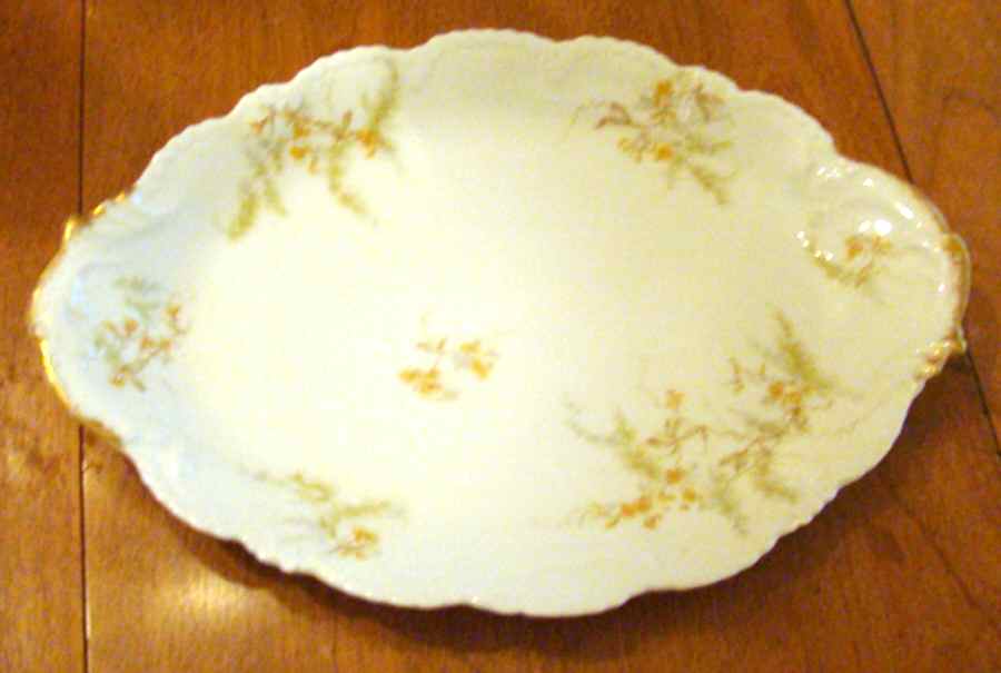 Schleiger 1026 12" Oval Serving Platter by Haviland-1