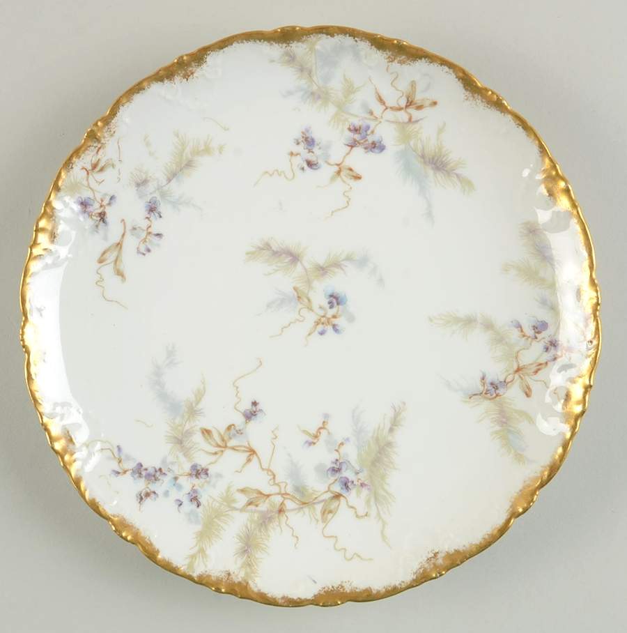 Schleiger 1026b Coupe Salad Plate by Haviland-1