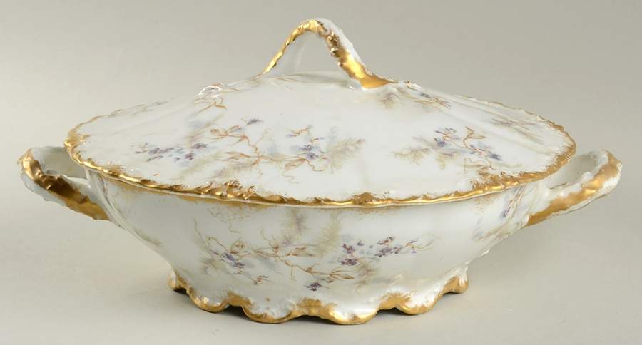 Schleiger 1026b Round Covered Vegetable by Haviland-1