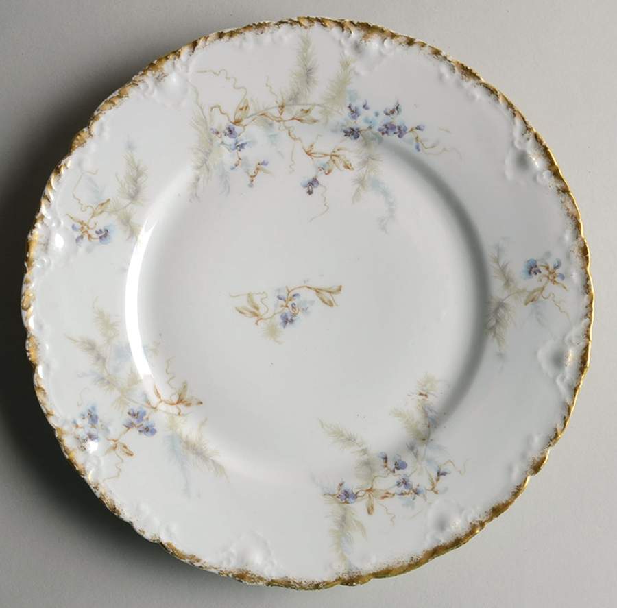 Schleiger 1026b Luncheon Plate by Haviland-1