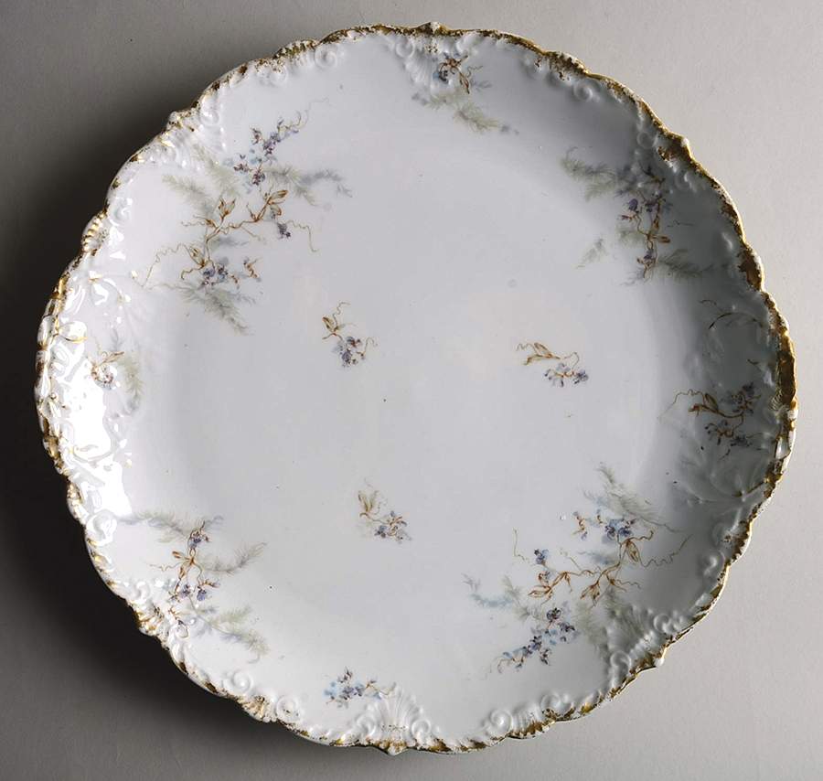 Schleiger 1026b 13" Chop Plate (Round Platter) by Haviland-1
