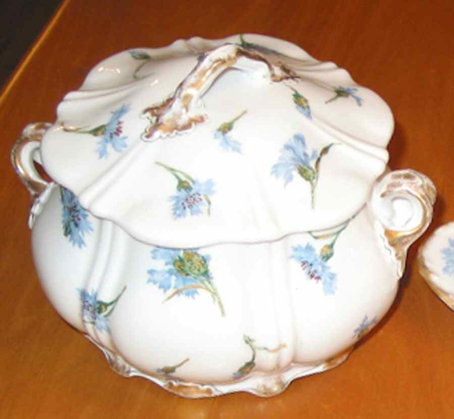 Schleiger 1029a Sugar Bowl & Lid by Haviland-1