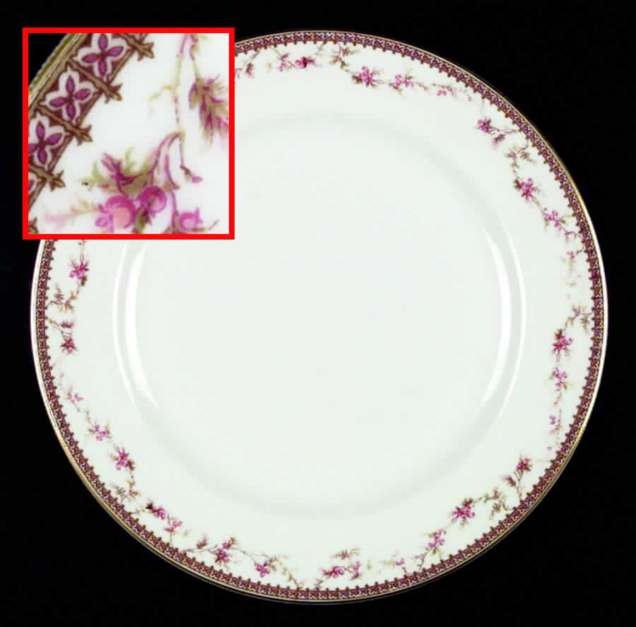 Schleiger 103b Dinner Plate by Haviland-1