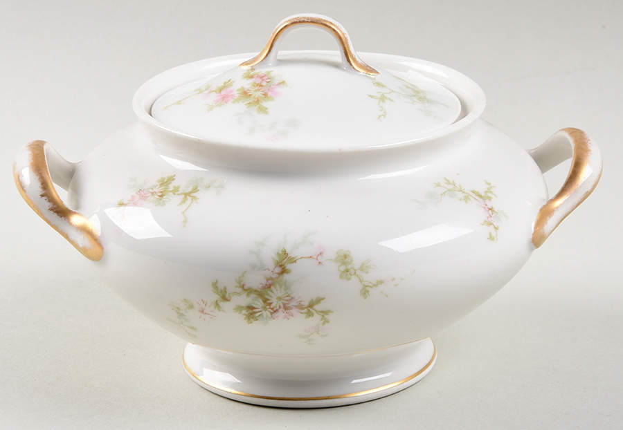 Schleiger 1043A Sugar Bowl & Lid by Haviland-1