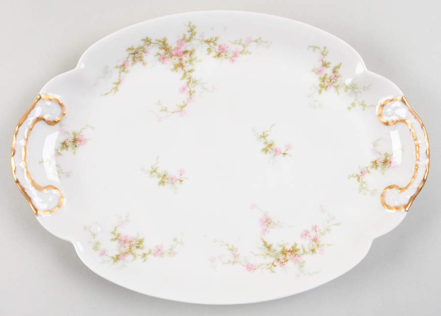 Schleiger 1043A 11" Oval Serving Platter by Haviland-1