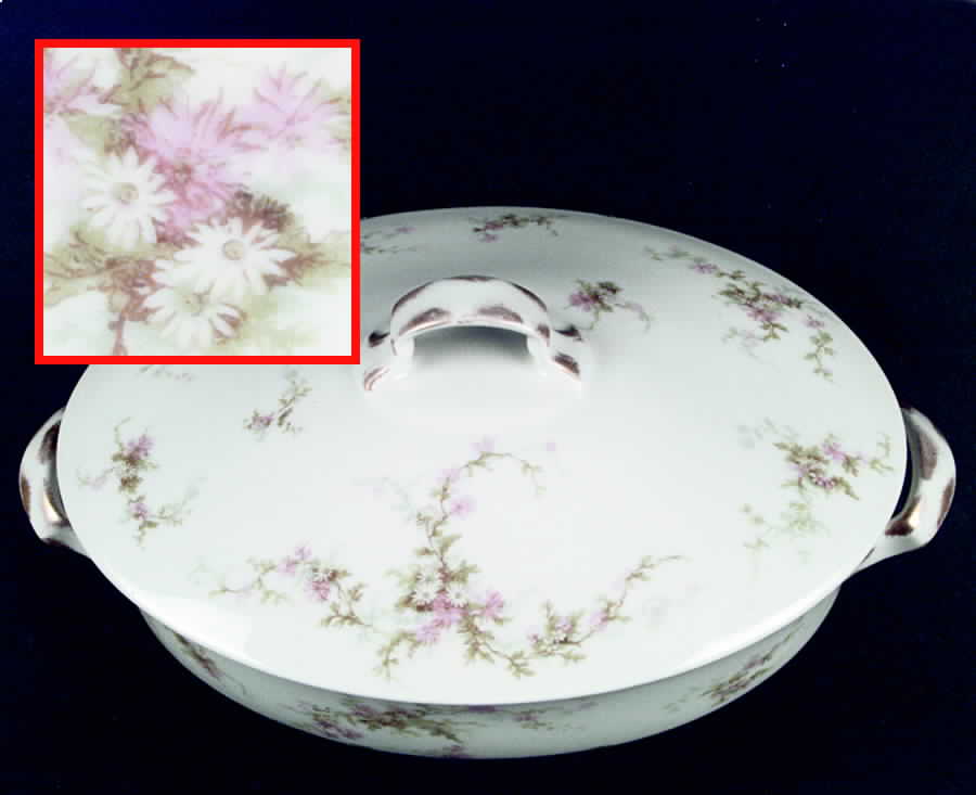Schleiger 1043A Oval Covered Vegetable by Haviland-1