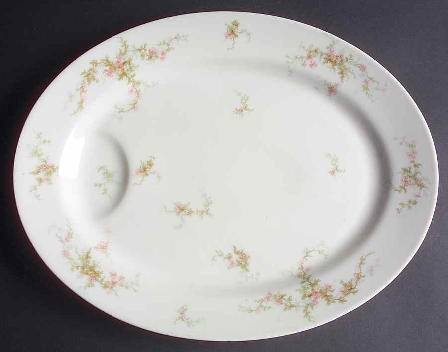 Schleiger 1043A 15" Oval Serving Platter by Haviland-1