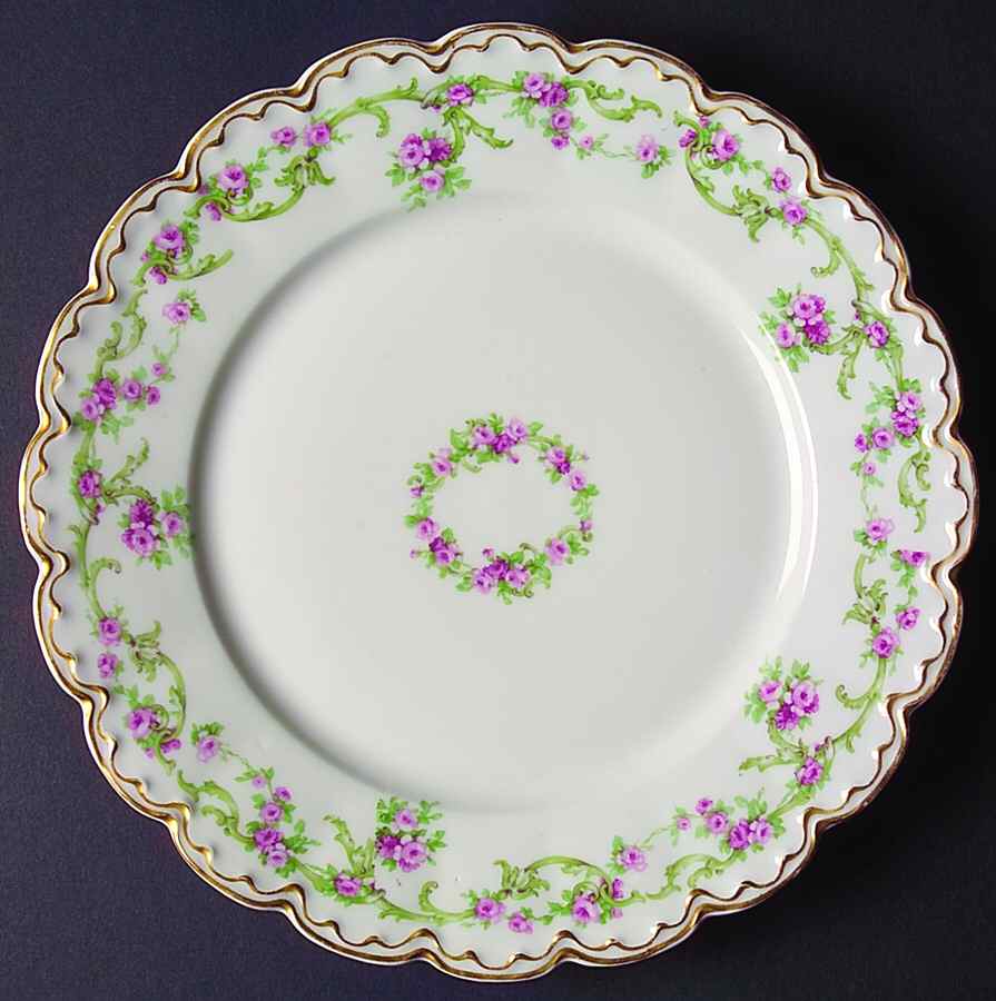 Schleiger 1045a Dinner Plate by Haviland-1