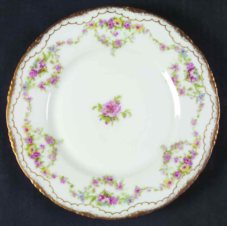 Schleiger 1053 Luncheon Plate by Haviland-1