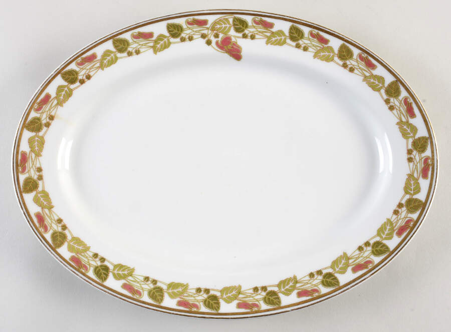 Schleiger 106 14" Oval Serving Platter by Haviland-1