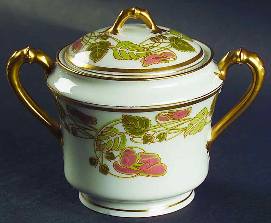 Schleiger 106 Mini Sugar Bowl & Lid by Haviland-1