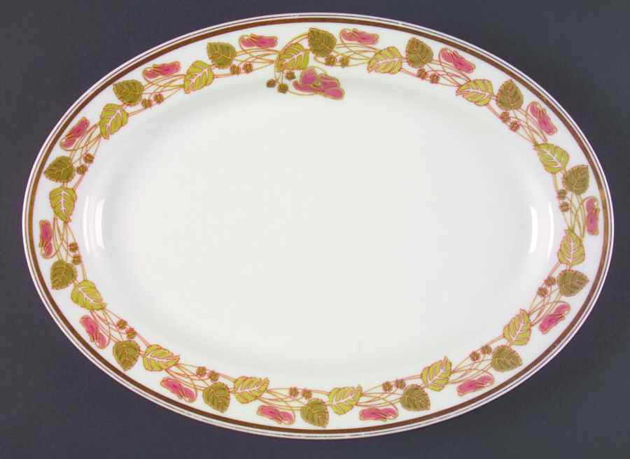 Schleiger 106 11" Oval Serving Platter by Haviland-1