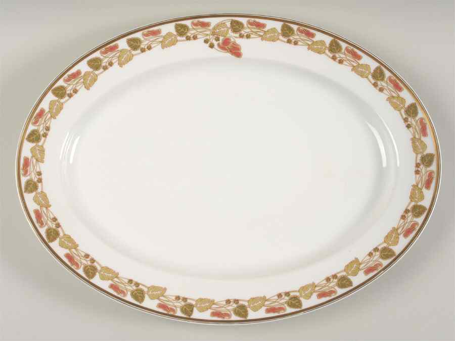Schleiger 106 16" Oval Serving Platter by Haviland-1