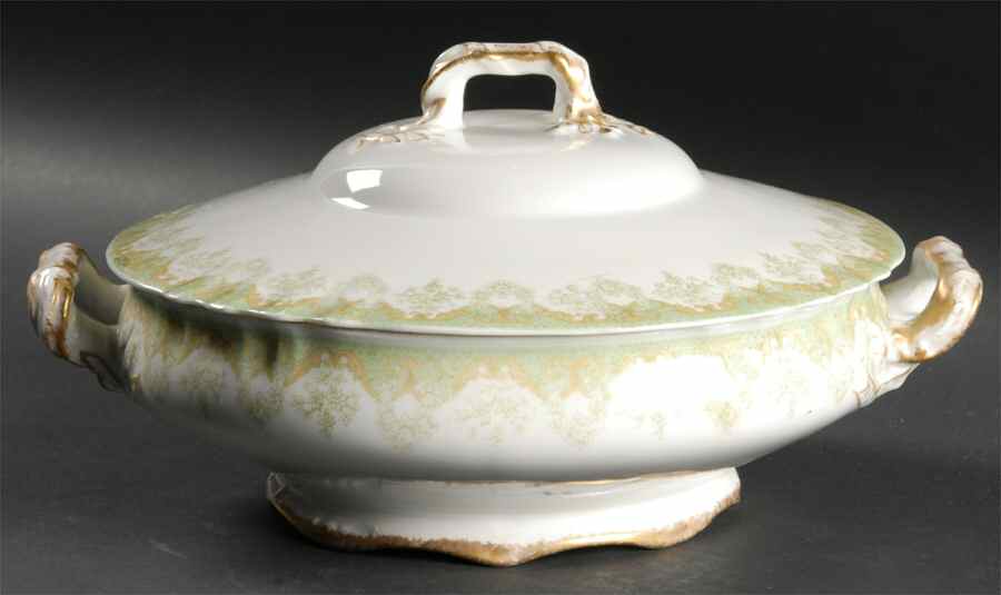 Schleiger 1061 Round Covered Vegetable by Haviland-1