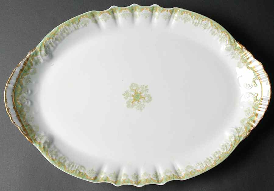 Schleiger 1061 18" Oval Serving Platter by Haviland-1