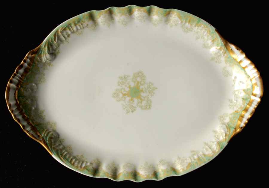Schleiger 1061 11" Oval Serving Platter by Haviland-1