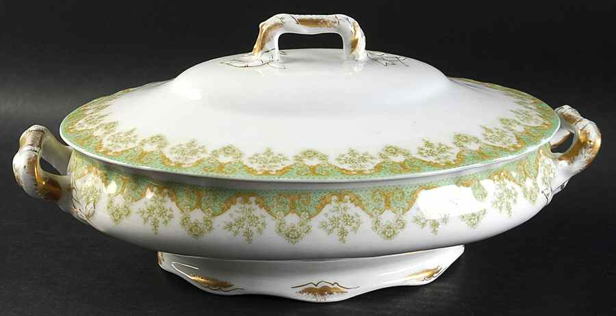 Schleiger 1061 Oval Covered Vegetable by Haviland-1