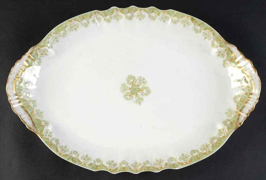 Schleiger 1061 16" Oval Serving Platter by Haviland-1